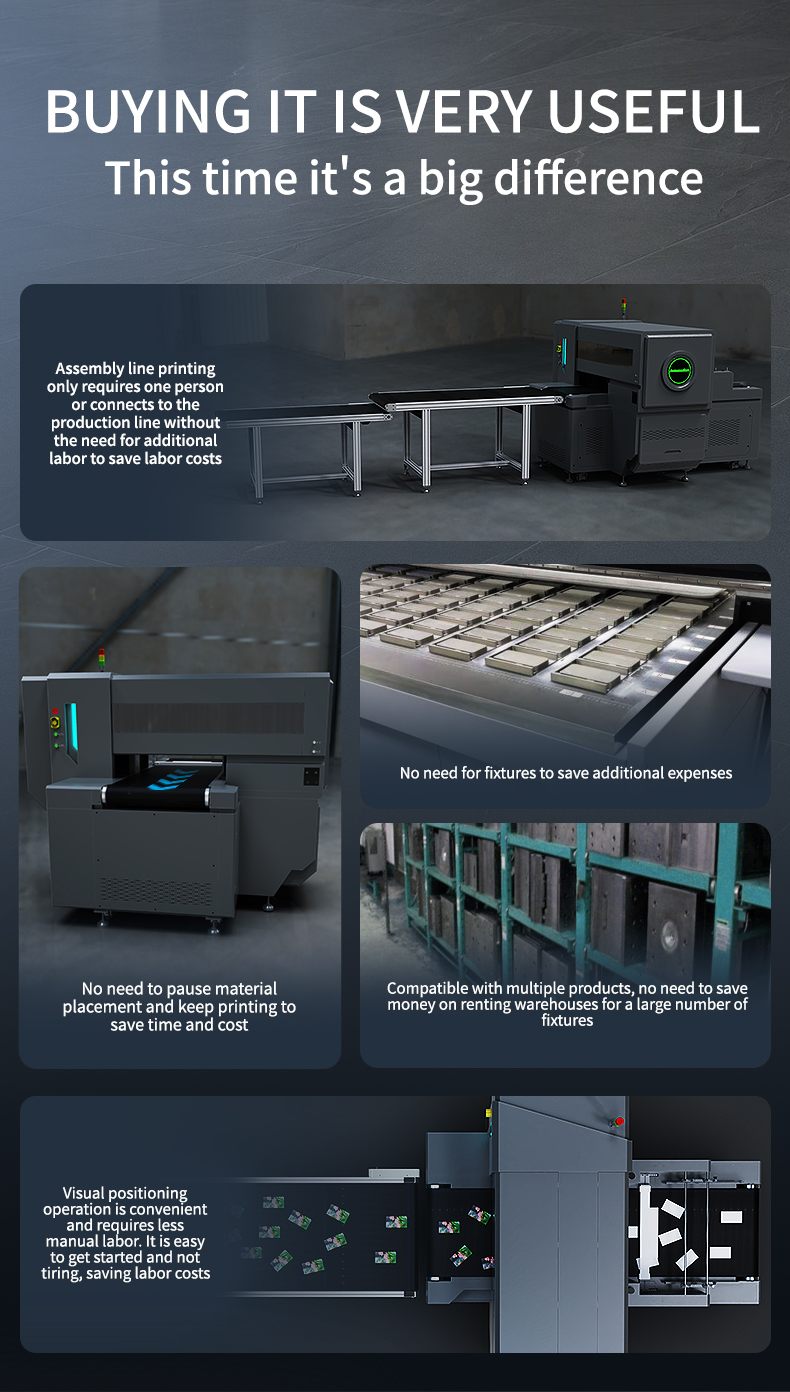 Vision positioning assembly line uv printer(图4)