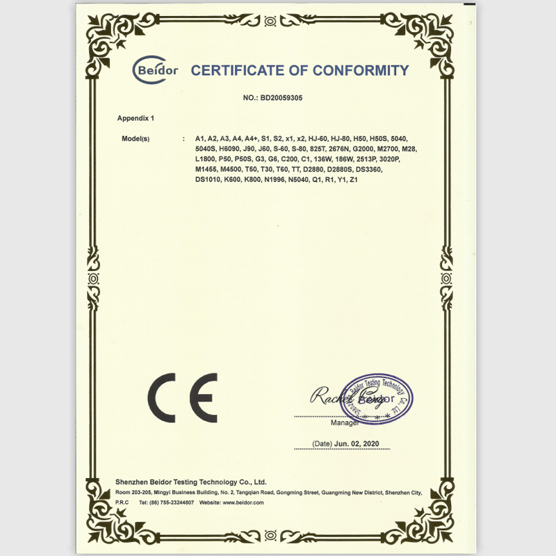 SONGPUL uv printer manufacturer honorary qualification display